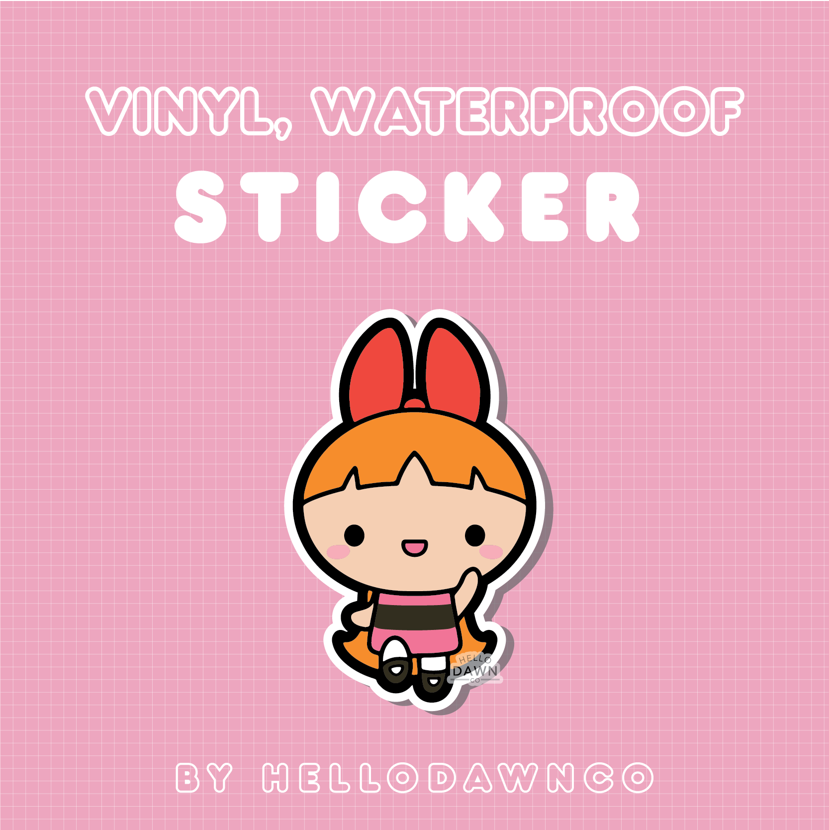 Blossom Vinyl Waterproof Stickers