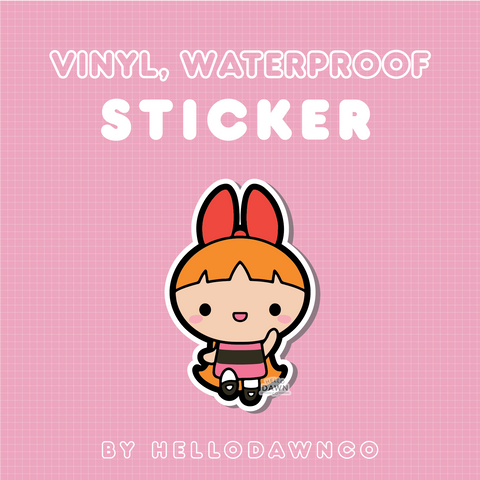 Blossom Vinyl Waterproof Stickers