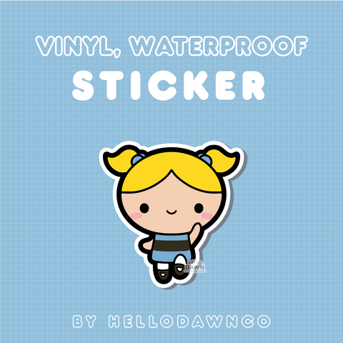 Bubbles Vinyl Waterproof Stickers