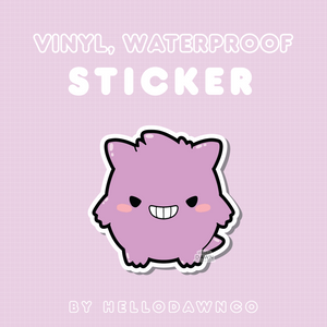 #094 Dream Eater Vinyl Waterproof Sticker