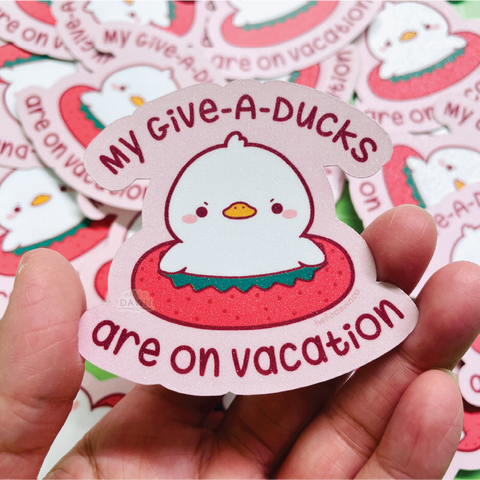 Ducks on Vacation (Pau Fundraiser) Vinyl Waterproof Sticker