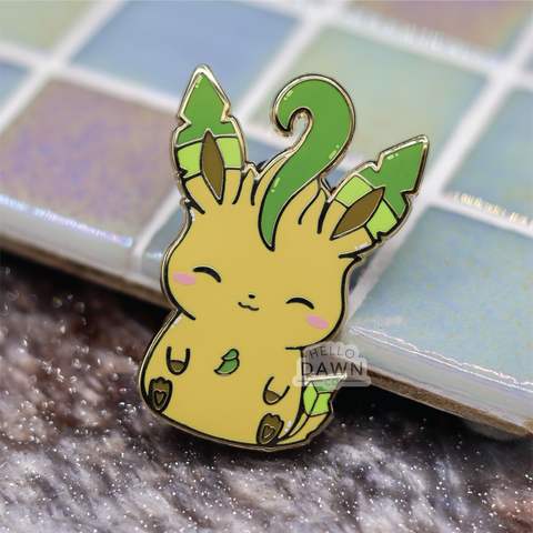 #470 Leaf Fox Balloon Enamel Pins