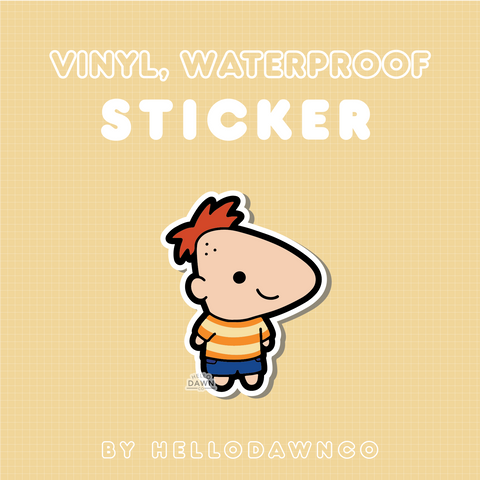 Phineas Vinyl Waterproof Stickers