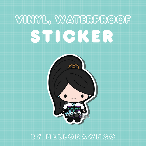Sage Vinyl Waterproof Stickers