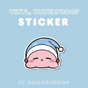 Sleepy Poyo Vinyl Waterproof Stickers