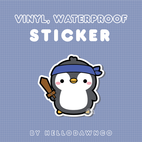 TFT Penguin Vinyl Waterproof Stickers