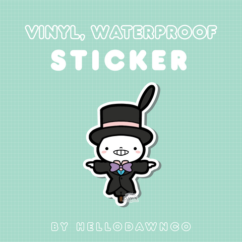 Turnip Scarecrow Vinyl Waterproof Sticker